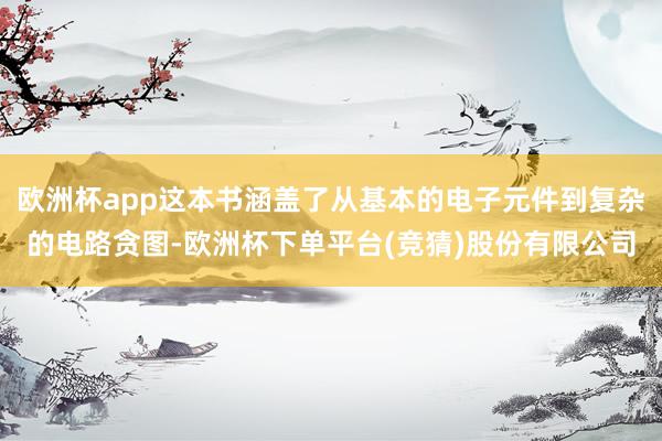 欧洲杯app这本书涵盖了从基本的电子元件到复杂的电路贪图-欧洲杯下单平台(竞猜)股份有限公司