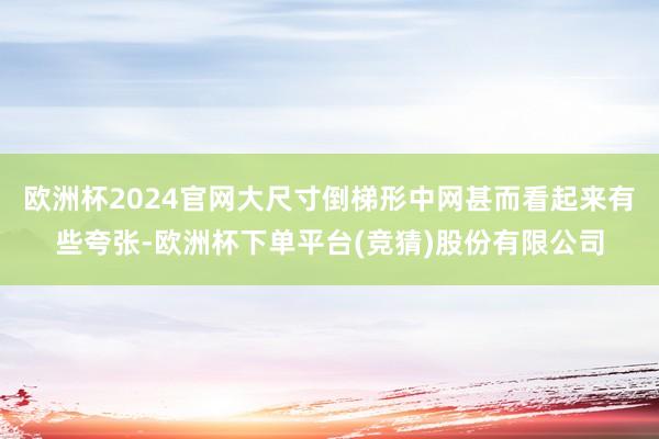 欧洲杯2024官网大尺寸倒梯形中网甚而看起来有些夸张-欧洲杯下单平台(竞猜)股份有限公司