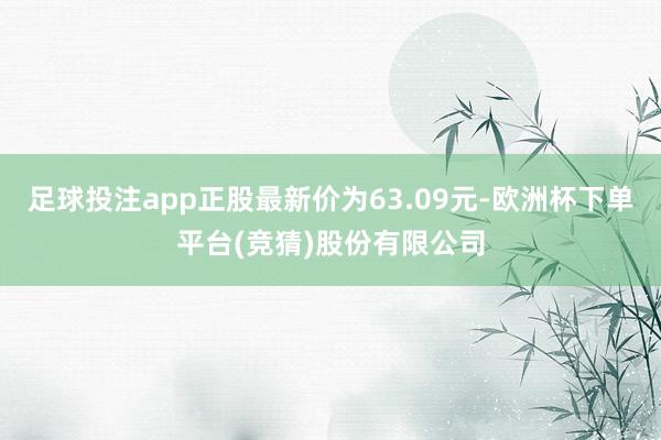 足球投注app正股最新价为63.09元-欧洲杯下单平台(竞猜)股份有限公司