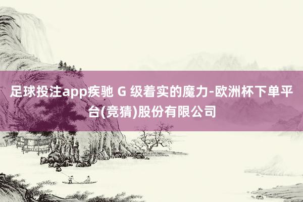 足球投注app疾驰 G 级着实的魔力-欧洲杯下单平台(竞猜)股份有限公司