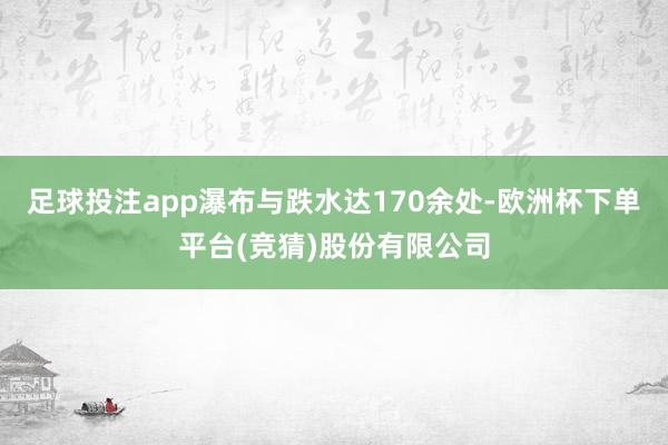 足球投注app瀑布与跌水达170余处-欧洲杯下单平台(竞猜)股份有限公司